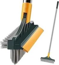3-in-1-Bathroom-Cleaning-Brush-with-Wiper-Tiles-Cleaning-Brush-with-Handle-Multicolor