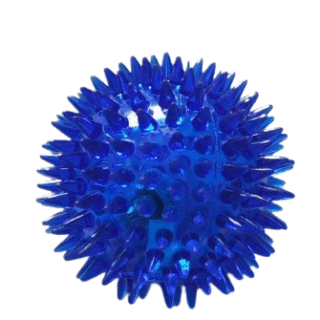 Flexible Crazy Ball Chew Toy Fetch Toy with LED Lights Sound for Kids & Pets Dogs (Multicolor)