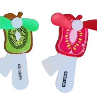 Stay Cool Anywhere: Hand Press Manual Cooling Fan for Kids & Adults (Pack of 2)