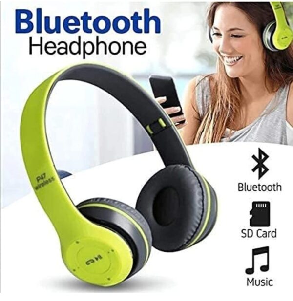 P47 Wireless Bluetooth portable Sports Headphone with Microphone - Image 4