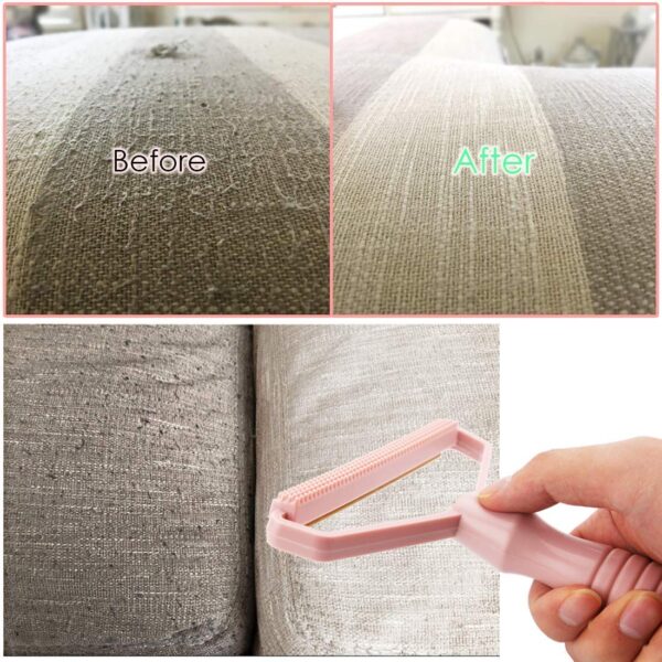 Fabric Shaver, Clothes Fuzz Remover, Manual Lint Remover Travel Brush Lint Roller - Image 2