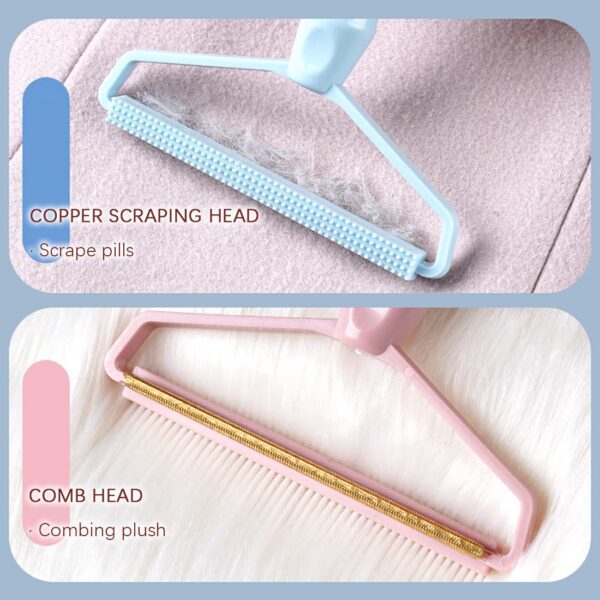 Fabric Shaver, Clothes Fuzz Remover, Manual Lint Remover Travel Brush Lint Roller - Image 5