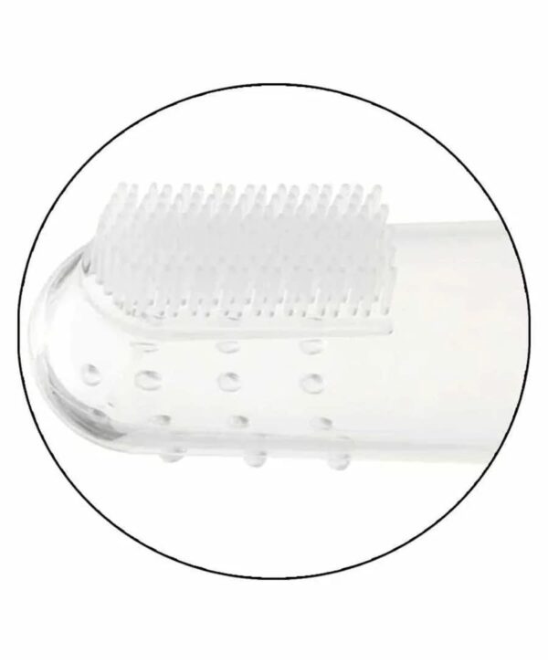 Gentle & Safe Baby Oral Care: Silicone Finger Brush Set (2-Pack) - Image 2