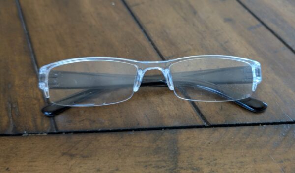 Half Rim Compact Transpparent Reading Glasses for Near vision old age Vision Correction Power +1.00, +1.25, +1.50, +2.00, +2.50, +3.00 - Image 4