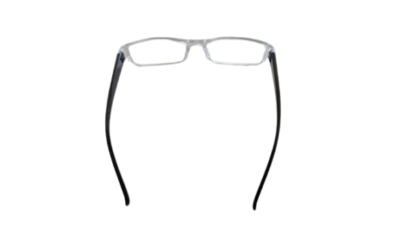 Stylish Compact Half Rim Transparent Spring Reading Glasses for Near Vision Old Age Presbyopia Correction - Image 4