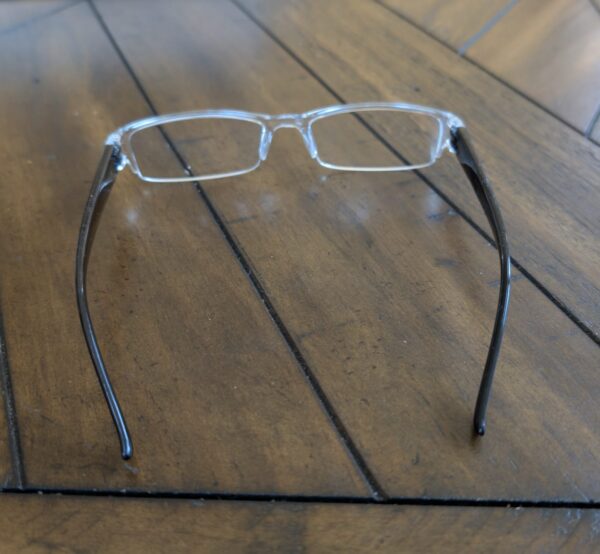 Half Rim Compact Transpparent Reading Glasses for Near vision old age Vision Correction Power +1.00, +1.25, +1.50, +2.00, +2.50, +3.00 - Image 5