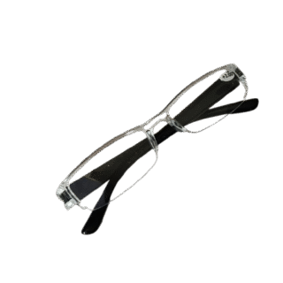 Half Rim Transparent Reading Glasses for Near Vision Presbyopea correction