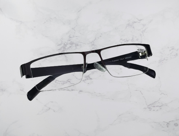 Half Rim Premium Reading Glasses Spectacles Chasma for Near Vision - Image 3