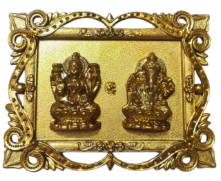 Laxmi Ganesh Wall Hanging: Blessings of Prosperity & Wisdom
