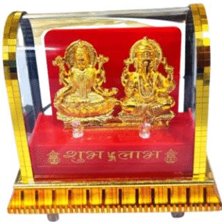 Laxmi Ganesh LED Showpiece: Divine Blessings with Blinking Lights