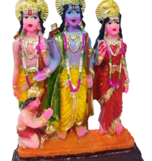 Divine Ram Darbar Idol: Lord Ram, Laxman, Sita & Hanuman Statue