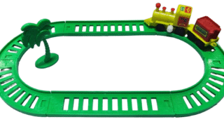 Manual Key Operation Mini Train Set for Toddlers: Simple Fun, Great Value!