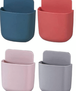 Multipurpose Wall Hanging Mobile Phone Charger Holder Stand Mobile Holder