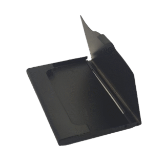 Sleek & Secure: Black Steel Credit/Debit Card Holder