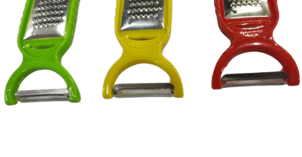 3-in-1 Peeler and Grater Vegetable Peeler and Grater Set Combo (Pack of 3) Multicolor - Image 7