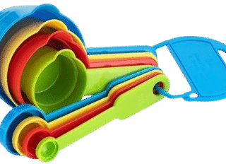 Baking Measurement Measuring Cups And Spoons Set 8 Pcs Plastic Measuring Spoon Set Plastic Measuring Spoon