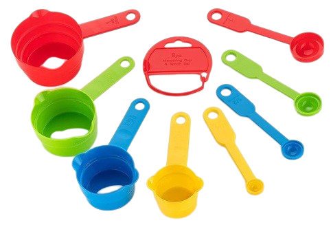 Baking Measurement Measuring Cups And Spoons Set 8 Pcs Plastic Measuring Spoon Set Plastic Measuring Spoon - Image 7