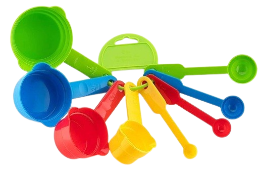 Baking Measurement Measuring Cups And Spoons Set 8 Pcs Plastic Measuring Spoon Set Plastic Measuring Spoon - Image 3
