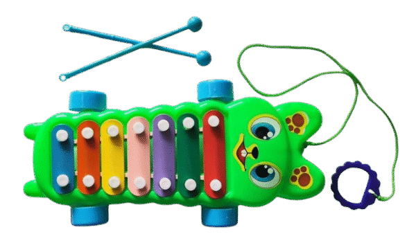 Pull-Along Rabbit Toy with Musical Xylophone for Children (Multicolor) - Image 3