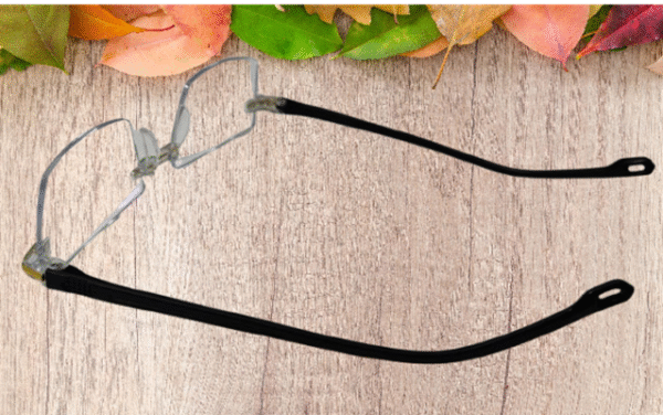 Stylish & Lightweight Rimless Bifocal Bluecut Reading Glasses for Near Vision Old Age Vision Correction - Image 2