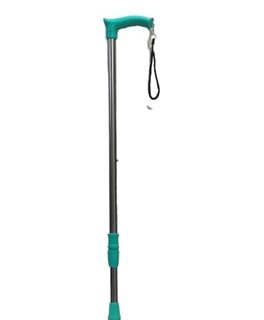 Adjustable Walking Stick (Multicolor & Black)